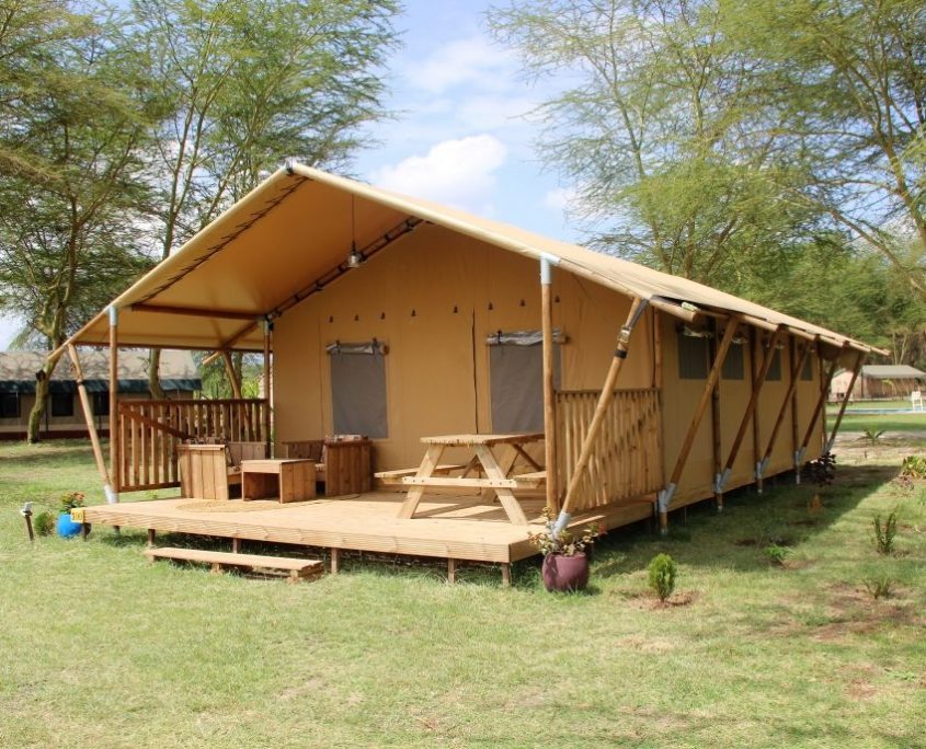 Une tente spacieuse à l'Africa Safari Lake Manyara Lodge